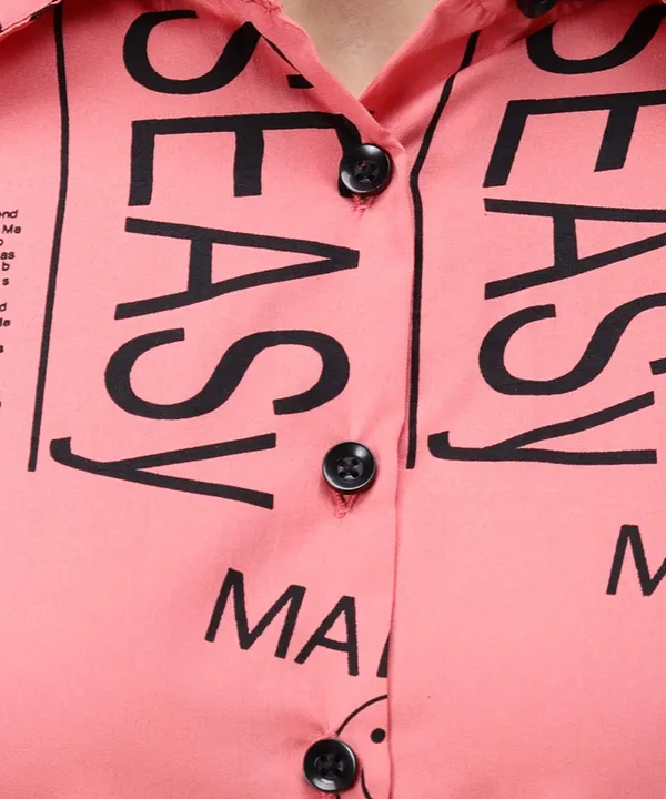 Women_Peack_&_Black_Text_Paper_Crepe_Printed_Spread_Collar_Casual_Shirt