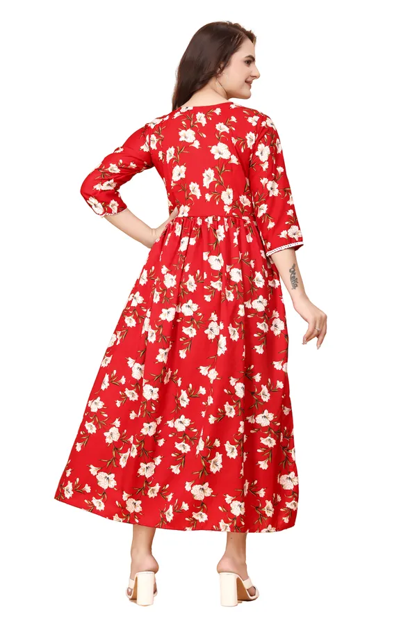 Women_Red_Crepe_Floral_Print_V-Neck_Aliya_Cut_Dress