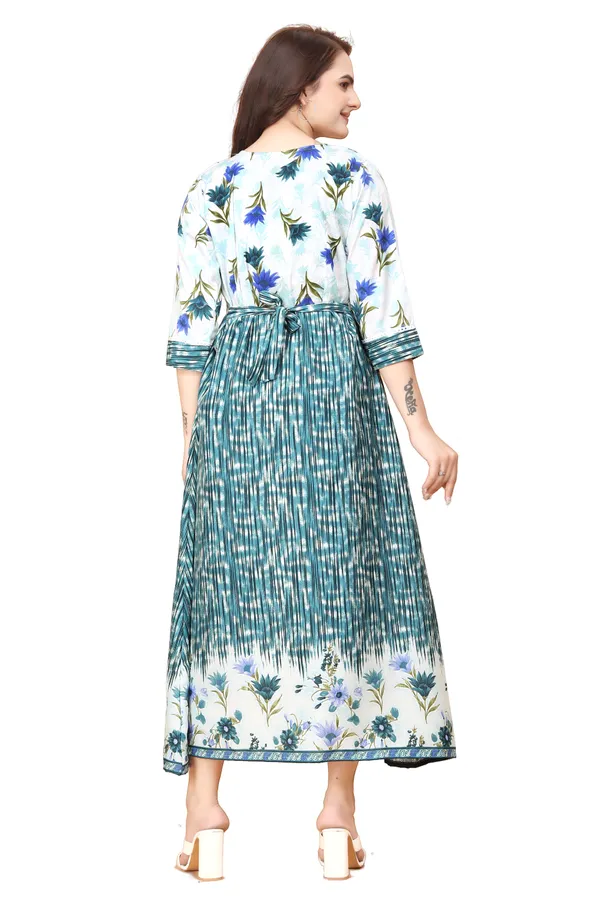 Women_Sea_Green_Crepe_Floral_Print_V-Neck_Nayra_Cut_Dress
