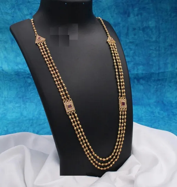 Brass_Material_American_Diamond_Studded_Chain_For_Women