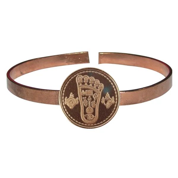 Vishnu_Charan_Padukas_Copper_Adjustable_Bracelet__Vishnu_Padam_Right_Narayana_Foot_Kankanam_Perumal_Padam_Kaapu