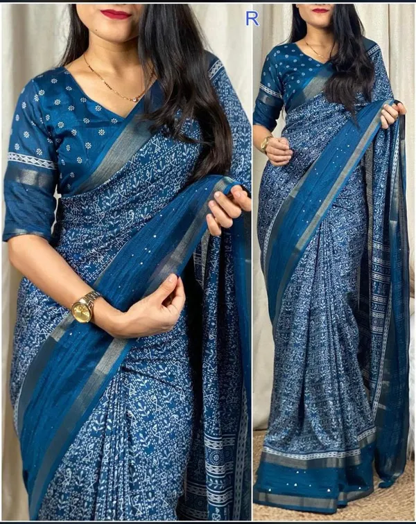 Designer_Digital_Printed_Dola_type_Saree_With_Blouse
