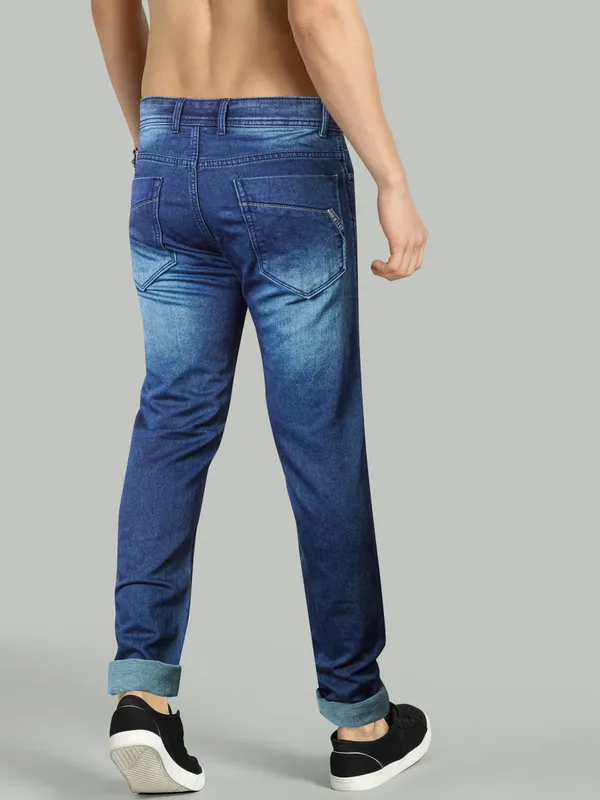 The_Denim_Drift_Men's_Darkblue_Jeans