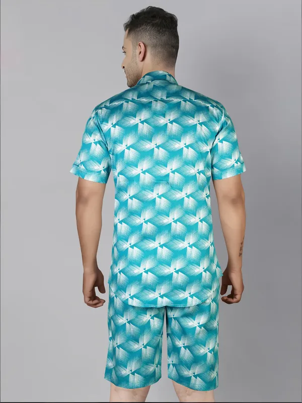 The_Ocean_Avenue_Men's_Sky_Blue_print_Co-ord_set