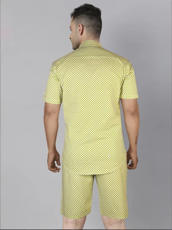 The_Sunburst_Spectrum_Men's_Yellow_print_Co-ord_set