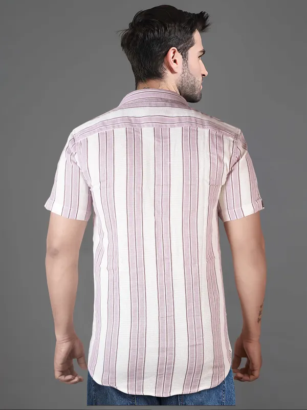 The_Retro_Remix_Cotton_Pink_Stripe_Shirt