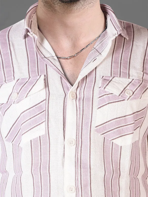 The_Retro_Remix_Cotton_Pink_Stripe_Shirt