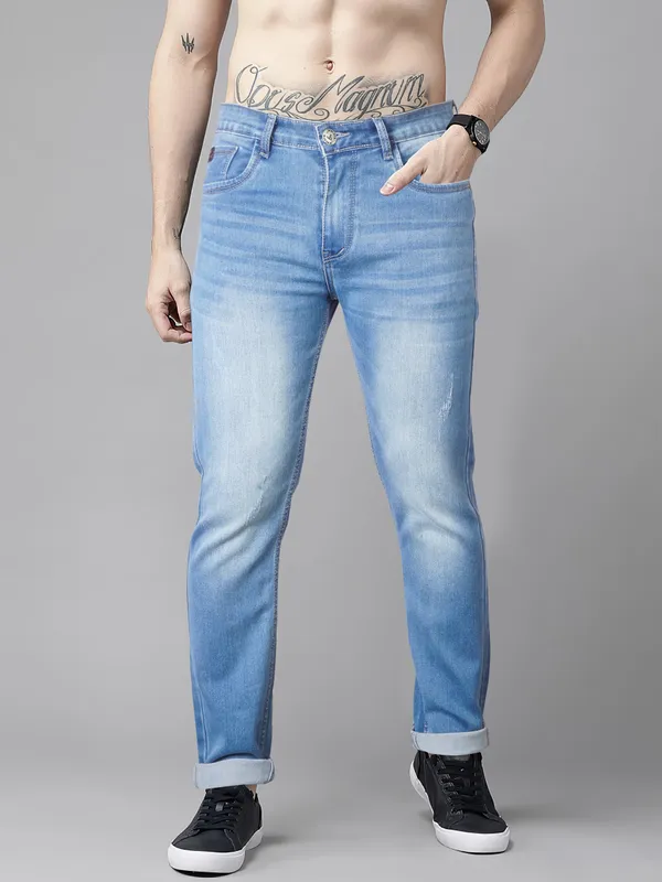 Men's_Lightblue_Slim_fit_Jeans