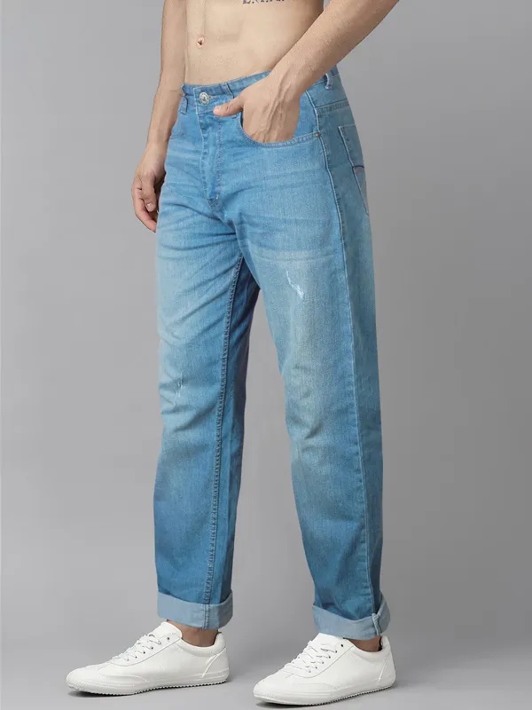 Men_Loose_fit_straight_Light_blue_jeans
