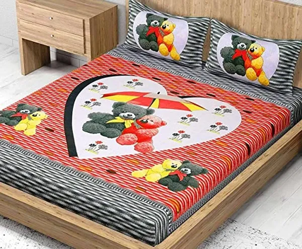 Cartoon print bed sheets online