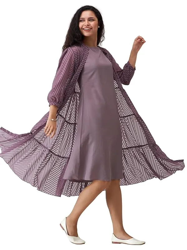 Trendmalls Trendmalls Women s Brasso Midi Western Dress For Women V23 Purple Price in India Buy Trendmalls Trendmalls Women s Brasso Midi Western