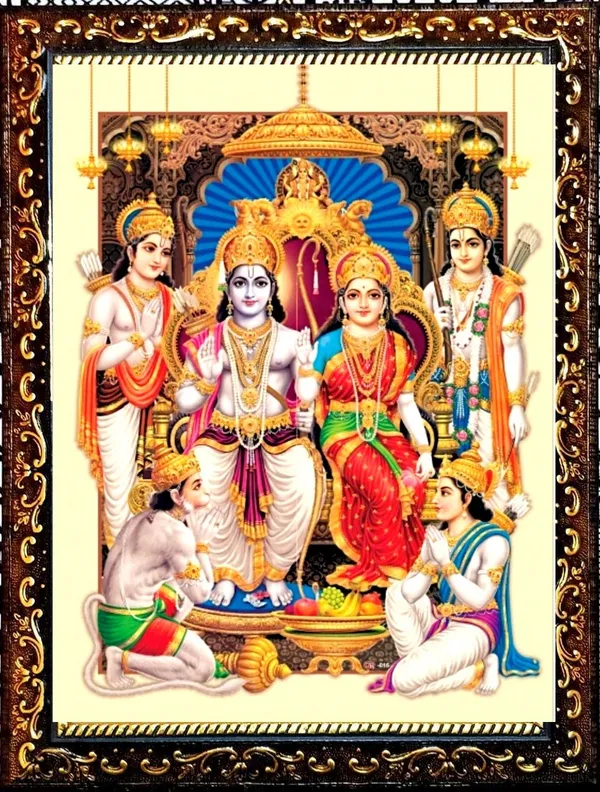 Photo_&_Frame_SUNINOW_Big_size_5D_Ram_Darbar___(12_x_16_inch_)