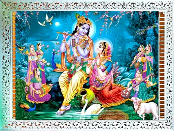 Photo_&_Frame_SUNINOW_Big_size_5D_Radha_Krishna___(12_x_16_inch_)