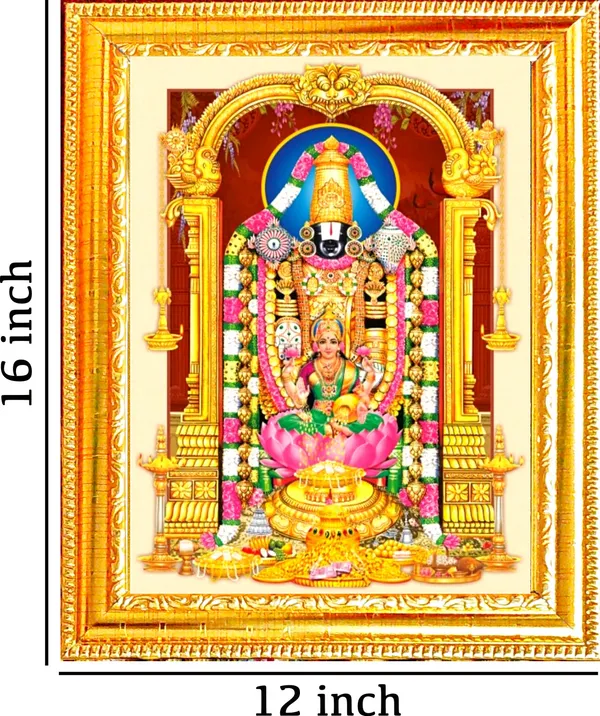 Photo_&_Frame_SUNINOW_5D_Tirupati_balaji___(_12_x_16_inch_)