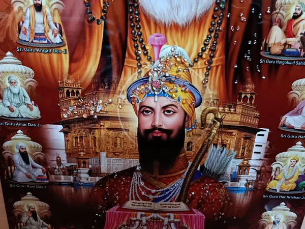 Guru_Nanak_Dev_ji_With_Guru_Gobind_Singh_Ji/Waheguru/sikh_guru_Photo_Frame