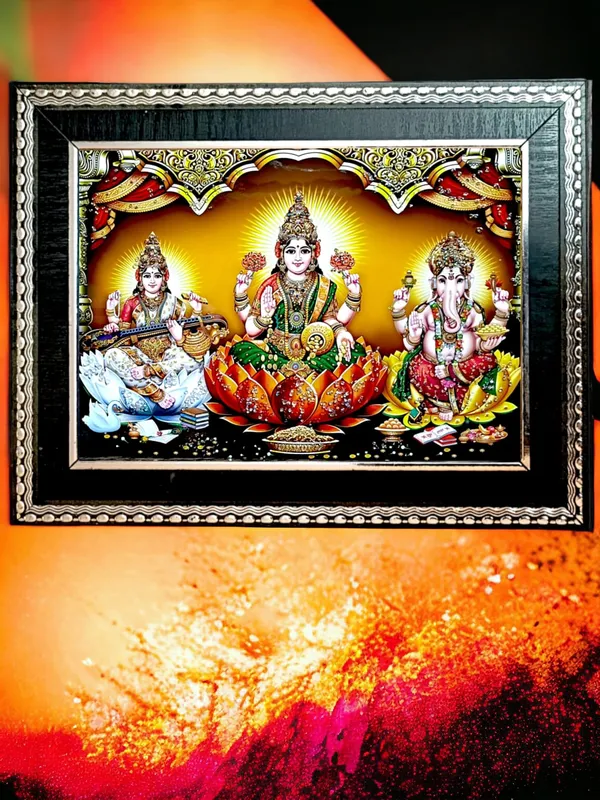 Laxmi_Ganesh_saraswati_Photo_Frame