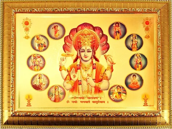 Photo_&_Frame_God_Vishnu_Dashavatara