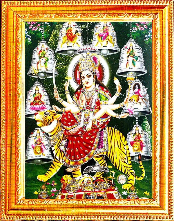 Photo_&_Frame_Durga_Maa