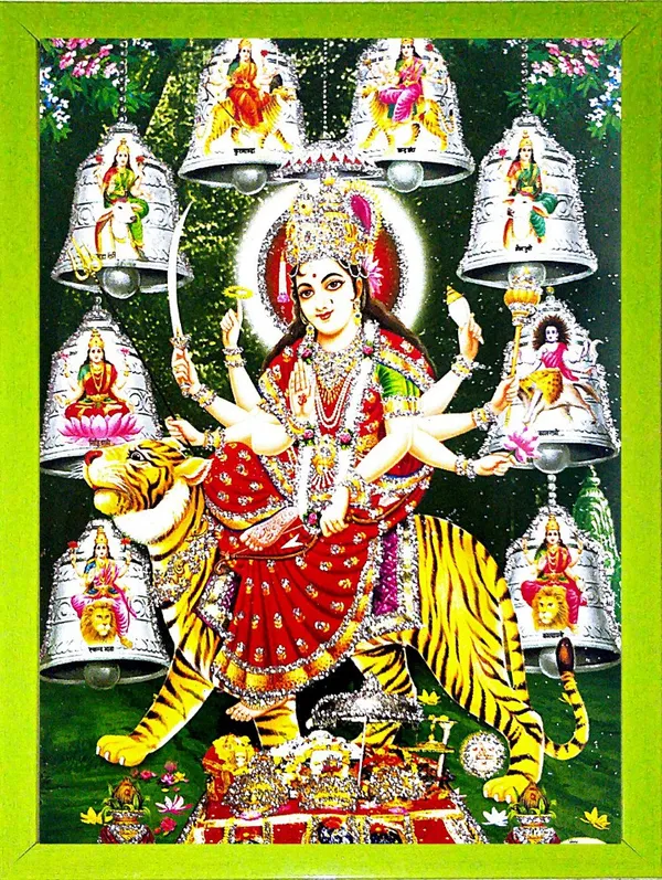 Photo_&_Frame_Durga_Maa
