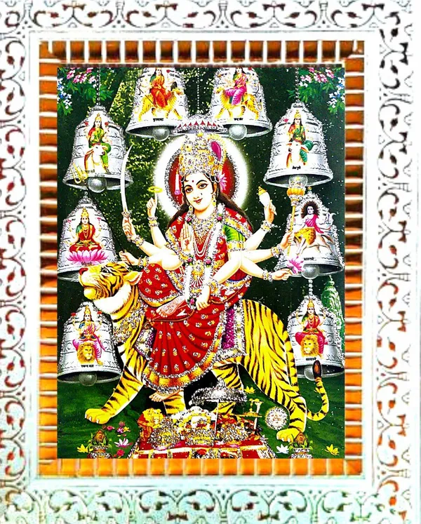Photo_&_Frame_Durga_Maa