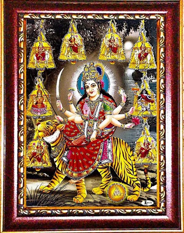 Photo_&_Frame_Durga_Maa