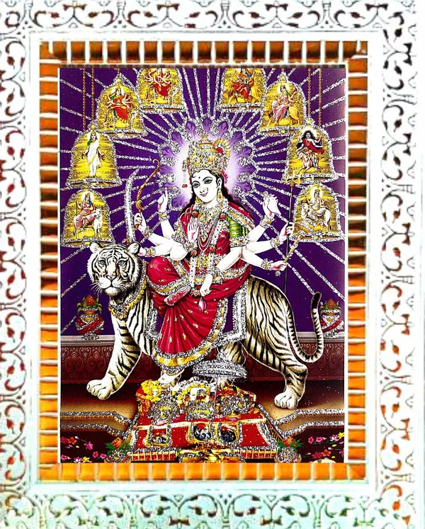 Photo_&_Frame_Durga_Maa