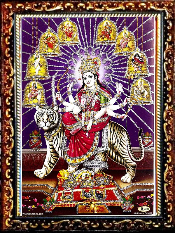 Photo_&_Frame_Durga_Maa