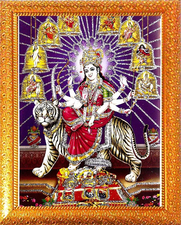 Photo_&_Frame_Durga_Maa