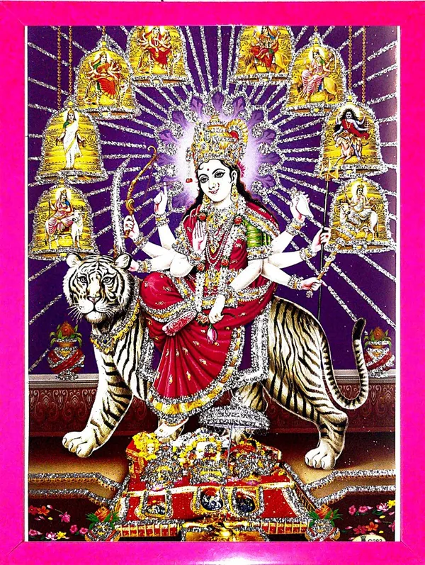 Photo_&_Frame_Durga_Maa