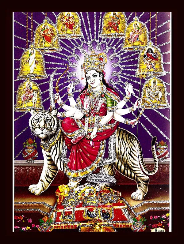 Photo_&_Frame_Durga_Maa