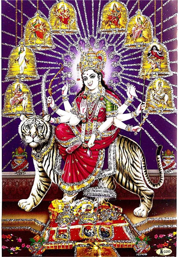 Photo_&_Frame_Durga_Maa