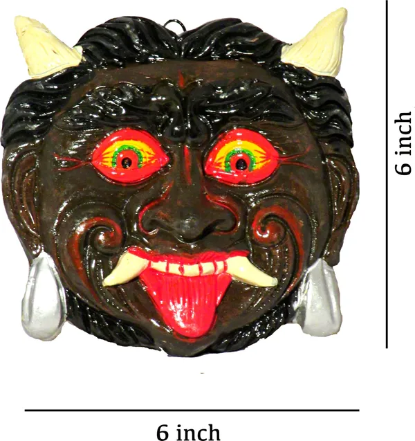 Terracotta_Mahakal_Face_Mask_Wall_Hanging_Evil_Eye_Protector-19_Cm_Decorative_Showpiece_-_15_Cm_(Terracotta,_Brown)