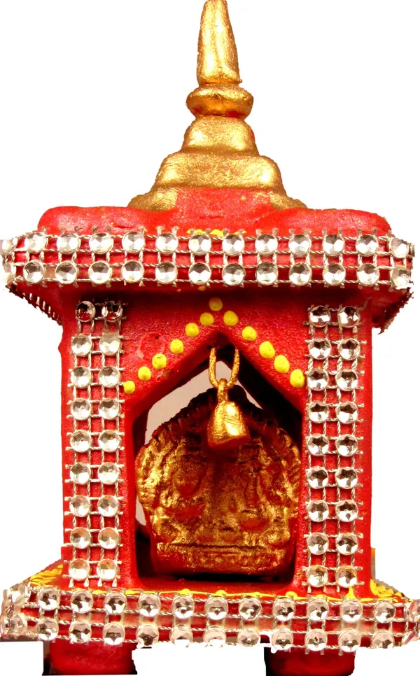 Terracotta_Earthenware_Clay_Lakshmi_Ganesh_Square_Shape_Diwali_Decorative_Showpiece_-_12_Cm_(Terracotta,_Red)