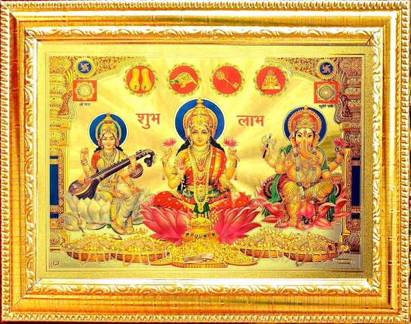 Photo_&_Frame_Laxmi_Ganesh_Saraswati___|_God_Photos