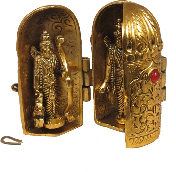 Foldable_Ram_Darbar_|_Ram_Laxman_Sita_Hanuman_Gift_Statue_|_Idol_Showpiece_(Size-_9_X_9_X_17_Cm),(Weight_-_580_Gm)_17_Cm_(Brass,_Gold)