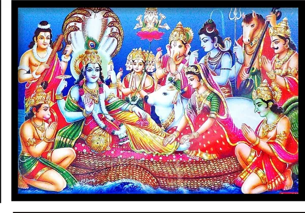 Photo_&_Frame_3D_Photo_|_Lord_Vishnu_Laxmi___|___|