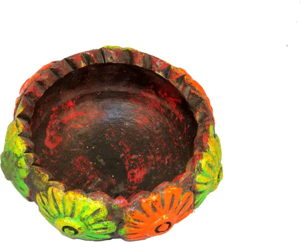 Handmade_Earthenware_Decorative_Flower_Pot/Tablecenter_Piece/Decorative_Urli_16.61_Cm_(Terracotta,_Multicolor)