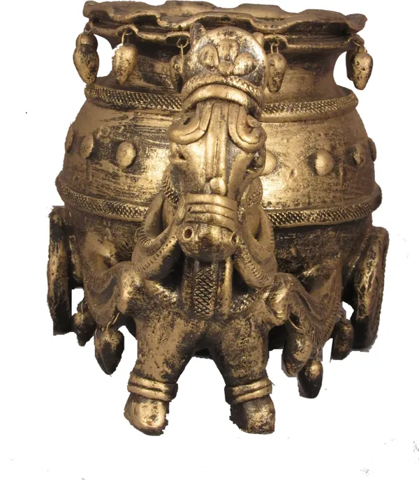 Handmade_Horse_Shaped_Table_Decor_For_Living_Room_|_Home_Decor_Decorative_Showpiece_-_21_Cm_(Terracotta,_Gold)