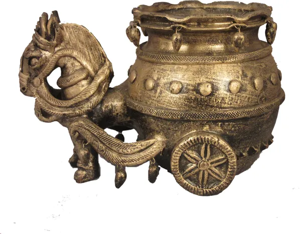Handmade_Horse_Shaped_Table_Decor_For_Living_Room_|_Home_Decor_Decorative_Showpiece_-_21_Cm_(Terracotta,_Gold)