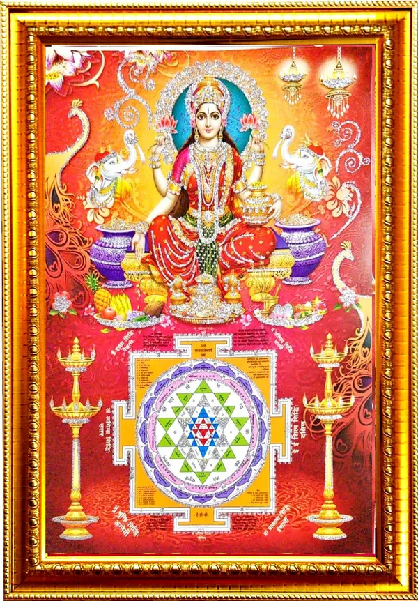 Photo_&_Frame_Laxmi___With_Yantra