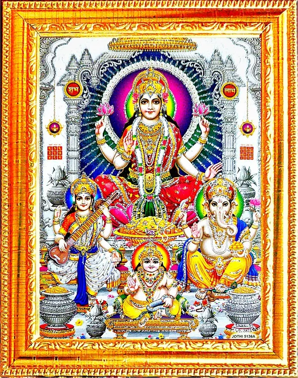 Photo_&_Frame_Laxmi_Ganesh___|_God___|_For_Diwali_Pooja