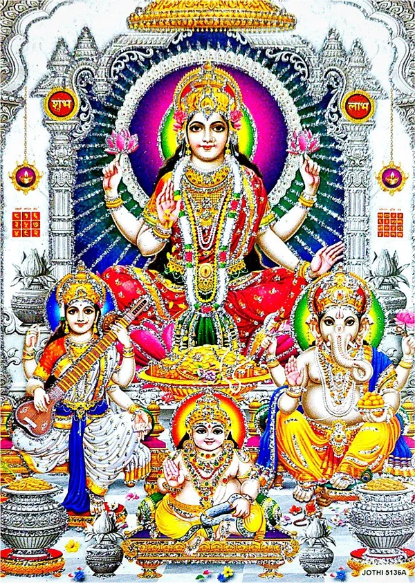 Photo_&_Frame_Laxmi_Ganesh___|_God___|_For_Diwali_Pooja