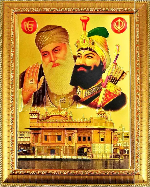 Photo_&_Frame_Guru_Gobind_Singh,_Guru_Nanak