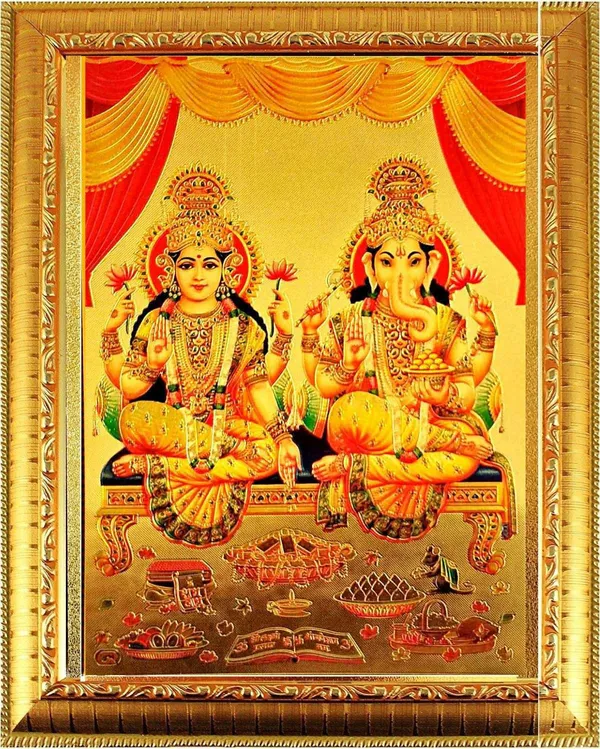 Photo_&_Frame_Laxmi_Ganesh_God__s_|_Hindu_God_Photo_|_Bhagwan_Photo