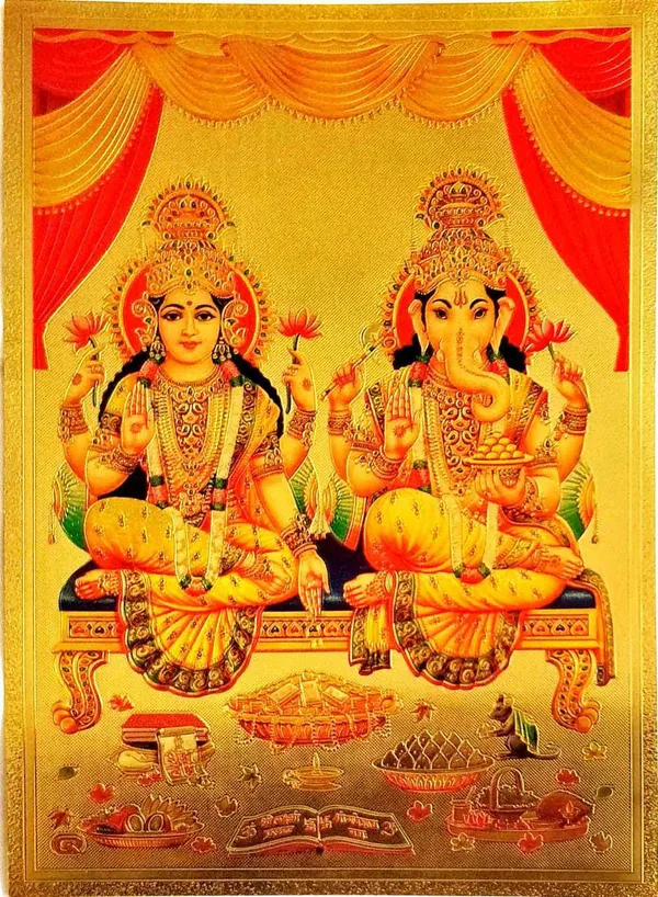 Photo_&_Frame_Laxmi_Ganesh_God__s_|_Hindu_God_Photo_|_Bhagwan_Photo