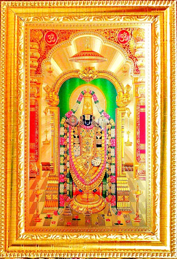 Photo_&_Frame_SUNINOW_Big_size_Tirupati_balaji___(_11_x_14_INCH_)