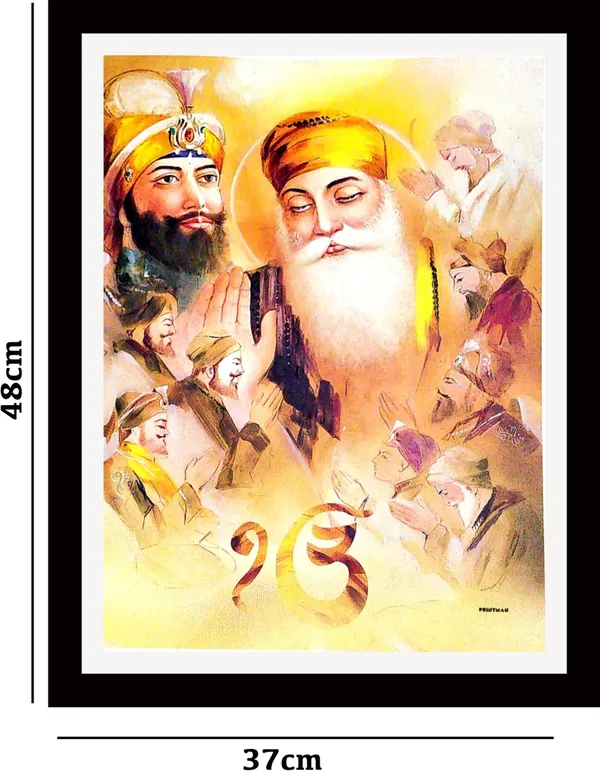 Photo_&_Frame_Big_Size_Guru_Nanak_Dev_Ji_Painting_(_48_X_37_Cm_)