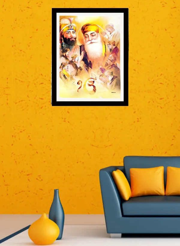 Photo_&_Frame_Big_Size_Guru_Nanak_Dev_Ji_Painting_(_48_X_37_Cm_)