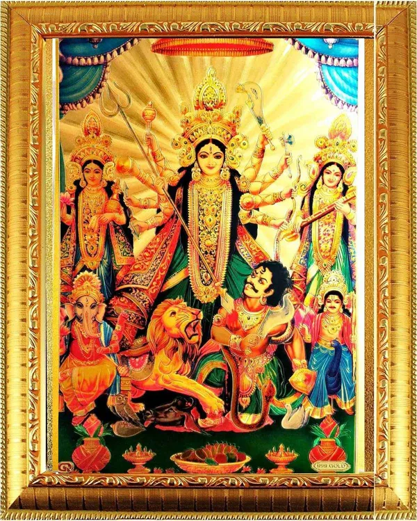 Photo_&_Frame_Durga_Maa