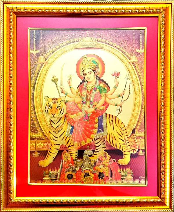 Photo_&_Frame_Durga_Maa